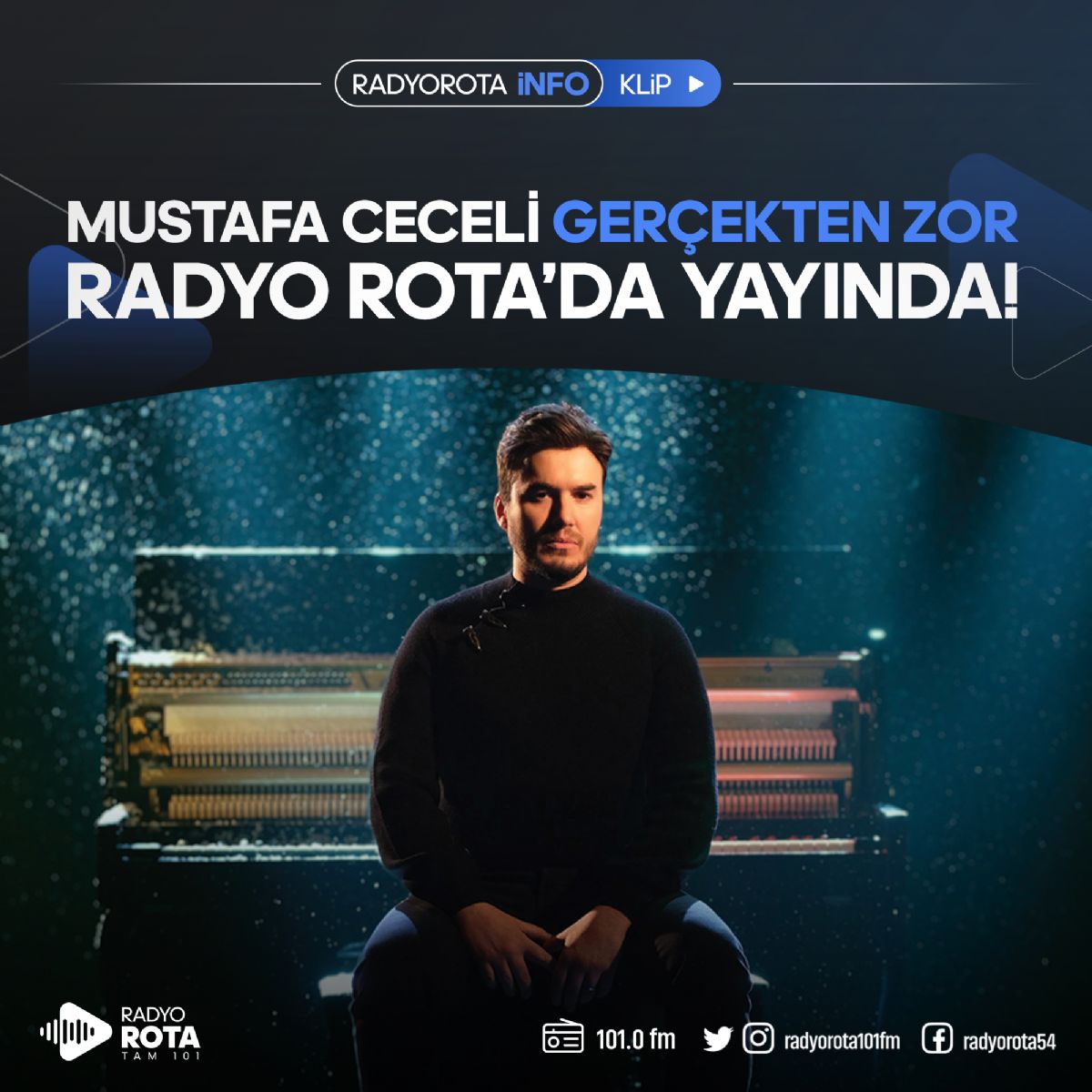 Mustafa Ceceli 'Gerçekten Zor' Radyo Rota'da Yayında!